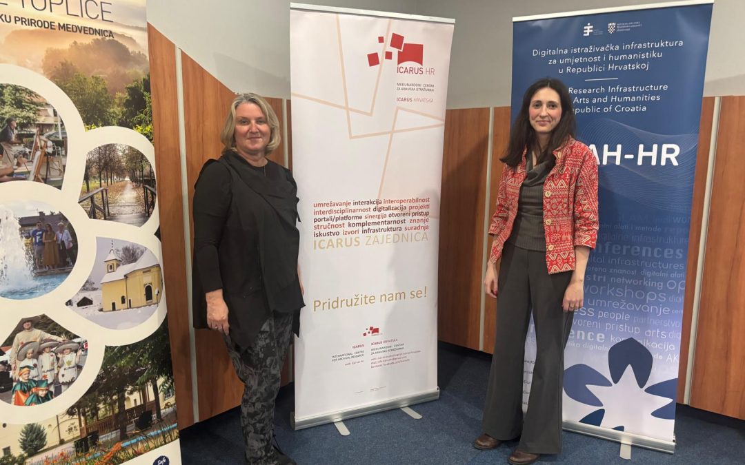 Dr. sc. Barbara Lovrinić Higgins i dr. sc. Aleksandra Uzelac sudjelovale međunarodnom znanstveno-stručnom skupu 11. dani ICARUS Hrvatska „(Raz)Otkrivanje arhiva: od istraživanja do pripovijedanja“