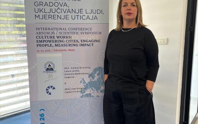 Sudjelovanje dr. sc. Ane Žuvela na međunarodnoj konferenciji ARSUM2026 u Nikšiću