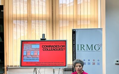 8th Lecture in the Culturelink Guest Lecture Series Held: Dr Katja Praznik on the Class Challenges of Cultural Work and Participatory Research